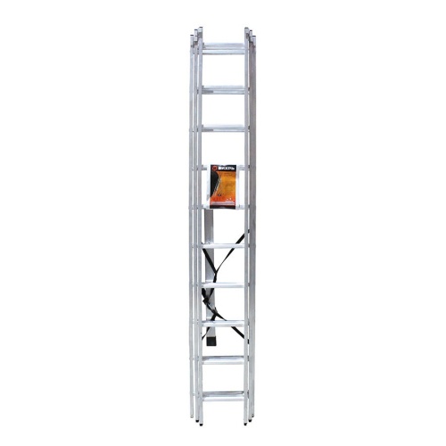 Лестница алюминиевая трёхсекционная ЛА 3х10 Вихрь фото 2