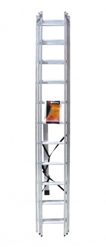 Лестница алюминиевая трёхсекционная ЛА 3х11 Вихрь фото 2
