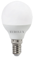 Лампа светодиодная LL-E-G45-7W-230-4K-E14 (шар, 7Вт, нейтр., Е14) Eurolux