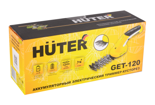 Аккумуляторный электрический триммер-кусторез Huter GET-120 фото 8